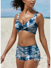 Women's Swimwear Bikini Plus Size Swimsuit 2 Piece Camouflage Black Army Green Red Blue Orange Bandeau Bathing Suits Sports Summer