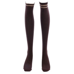 Long Stockings Women Cotton Warm Thigh High New Fashion Striped Knee Socks Sexy Over The Knee Stockings For Ladies - Sheseelady