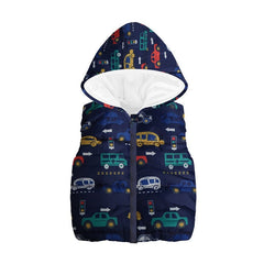 Cute Cartoon Printed Outerwear Vest &Coats For Kids - Sheseelady