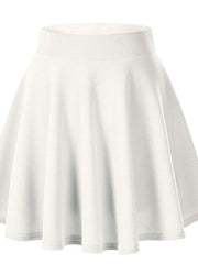 Women's Skirt Work Skirts Mini Polyester Black White Wine Red Skirts Without Lining Streetwear Carnival Homecoming