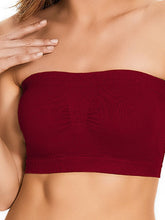 Women's Wireless Bras Padded Bras Tube Bra Strapless Bras Full Coverage Scoop Neck Breathable Invisible Pure Color Pull-On Closure