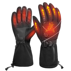 Heated Gloves Battery Powered Touchscreen Waterproof Winter Ski Climbing Hiking Cycling