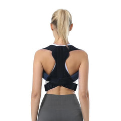 Women's Adjustable Posture Corrector Brace for Upper Back, Neck, and Shoulder Pain Relief