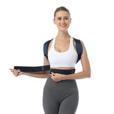 Women's Adjustable Posture Corrector Brace for Upper Back, Neck, and Shoulder Pain Relief