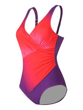 Women's Swimwear One Piece Monokini Bathing Suits Plus Size Swimsuit Tummy Control Slim