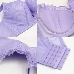 Women's Full Coverage Pure Color Hook & Eye Casual Daily Nylon Sexy 1PC Bras & Bralettes