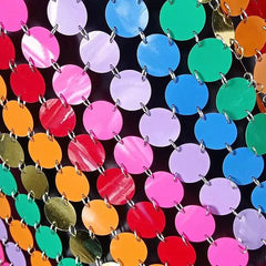 Women's Sparkly Skirt Mini Polyester Silver Gold Rainbow Skirts Sequins Shiny Metallic Shimmery Sexy Performance Party One-Size