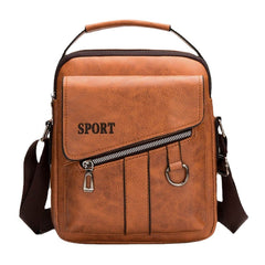 Men's Waterproof Multi-pocket Retro Crossbody Shoulder Bag - Large Capacity