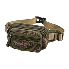 Men's Waterproof Camouflage Sling Bag with Multi-Pockets for Outdoor Use