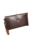 Men's Retro Faux Leather Phone Clutch for 6.7" Devices