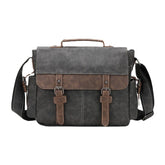 Men's PU Leather Crossbody Bag - Large Capacity, Multi-Pocket, Casual Fashion Messenger Handbag