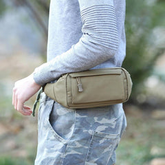 Waterproof Nylon Sport Crossbody Bag - Multifunctional Running Bag for Men