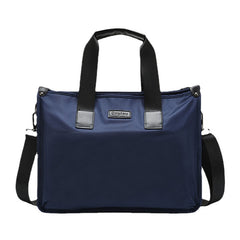 Men Nylon Waterproof 14 Inch Laptop Bag Multi-Layers Briefcases Handbag Crossbody Bag