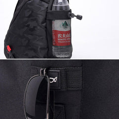 Men's Camouflage Chest Bag with USB Port - Large Capacity Outdoor Crossbody