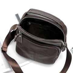 Men's Vintage Leather Crossbody Shoulder Bag