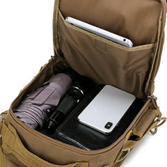 Men's Tactical Waterproof Nylon Camouflage Crossbody Bag - Multifunctional Military Chest Bag