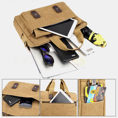 Men's Large Capacity Shoulder Crossbody Handbag