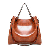 Women 4Pcs Vintage Handbag Crossbody Bag Solid Shoulder Bag