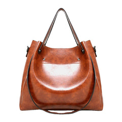 Women 4Pcs Vintage Handbag Crossbody Bag Solid Shoulder Bag