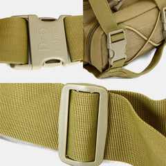 Unisex Tactical Camouflage Nylon Multi-carry Crossbody & Waist Bag for Outdoor Riding