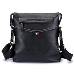 Men's Vintage Leather Business Crossbody Shoulder Bag