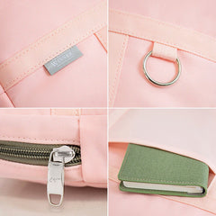 Unisex 14" Waterproof Laptop Bag with Multi-Pockets & Shock-Resistant Shoulder Strap