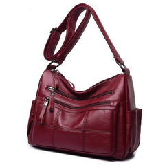 Hot Soft Leather Bolsa Luxury Ladies Hand Bags Female Crossbody Bags for Women Shoulder Messenger Bags