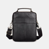 Men's Genuine Leather Multi-pocket Crossbody Sling Bag