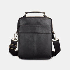 Men's Genuine Leather Multi-pocket Crossbody Sling Bag
