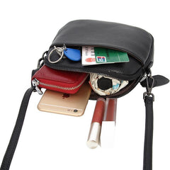 Genuine Leather Shoulder Clutch Women Casual Solid Cross Body Bags