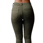 Europe America Elasticity Slim Skinny Jeans Women Fashion Hollow Out Knee Hole Denim Pantalon Femme Push Up Vintage Pencil Pants