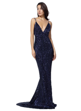 Ladies' Long Dress with Elastic Collar & Open Back