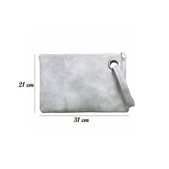 Women's PU Leather Envelope Clutch Bag - Evening Handbag for Women