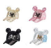 Girls' Summer Sequin Mesh Cap