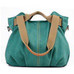 Hot Fold Casual Tote Women's Handbag Shoulder Crossbody Bags Canvas High Capacity Bag for Women Female