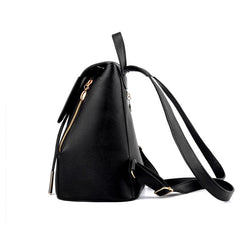 Pu Leather And Preppy Style Hasp Closure Bag For Teens Girls