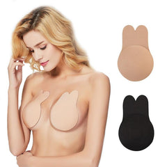 Invisible Push Up Bra Strapless Bras Dress Wedding Party Sticky Self-Adhesive Silicone Brassiere Breathable Deep U Bra Dropship - Sheseelady