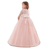 Girls' Embroidered Formal Ball Gown for Weddings & Parties