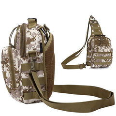 Tactical Outdoor Chest Pack Crossbody Shoulder Bag for Camping & Sports