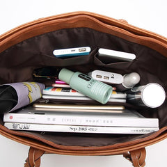 Women Shoulder Bag Female Retro Daily Causal Totes Handbag