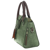 Vintage Pu Leather Ladies Handbags Crossbody Shoulder Bag