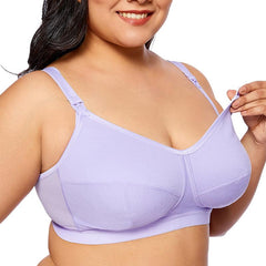 Women Breathable Supportive Cotton Maternity Nursing Bra Plus Size