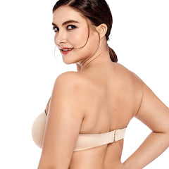 Women'S Smooth Seamless Invisible Underwire Strapless Minimizer Bra