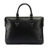 Men Faux Leather Multi-carry 14 Inch Laptop Bag Briefcase Business Handbag Crossbody Bag