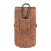 Men PU Leather EDC Multi-Purpose Belt Bag Vintage Lightweight Phone Bag Waist