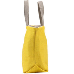 Women's Handbag Cotton And Linen Small Shoulder Bag Corduroy Casual Totes Buckles Cloth Bags