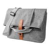 Men's Waterproof Canvas Messenger Bag, Retro Multi-pocket Crossbody Shoulder Bag