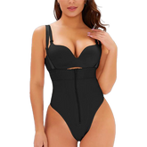 Shapewear Sexy Lace Smooth Plunge Body Briefer Seamless U Bodysuit Bridal Thong