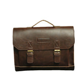 Men PU Leather Multi-Pocket Handbag Business Bag Laptop Bag Shoulder Bag