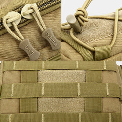 Unisex Tactical Camouflage Nylon Multi-carry Crossbody & Waist Bag for Outdoor Riding